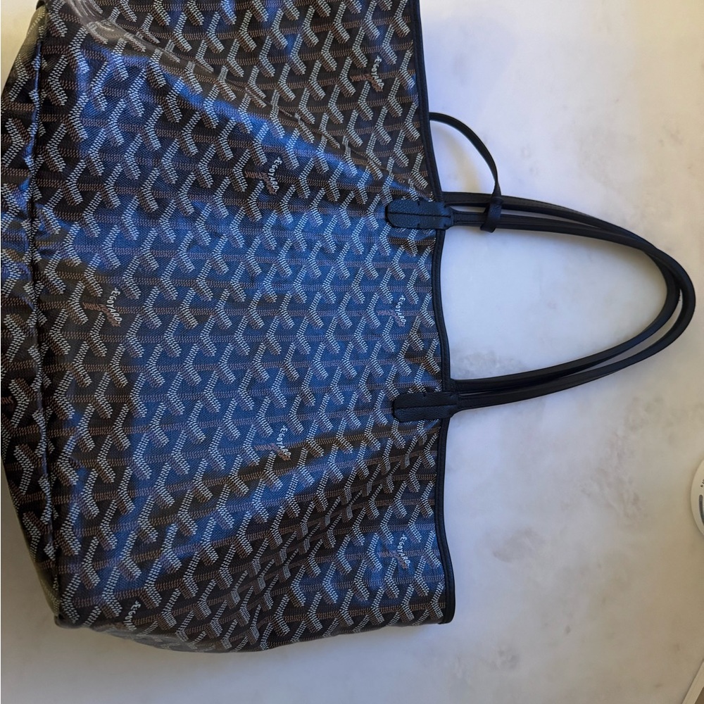 Goyard Black and Brown Patterned Tote - Picture 7 of 9